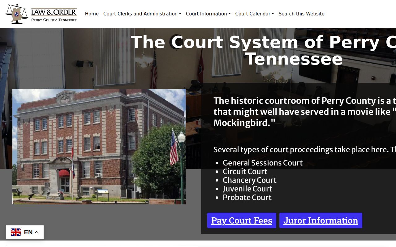 Perry County released inmate court record guide